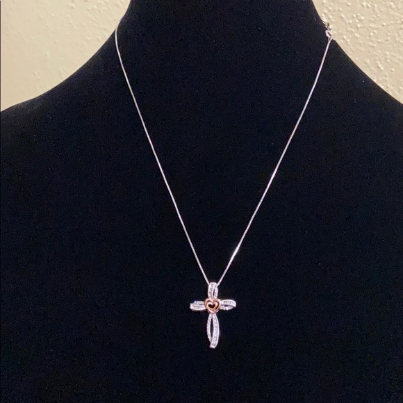 .925 cross with necklace - Picture 2 of 5